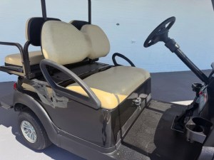Black Club Car Tempo Lithium Golf Cart Front Seat